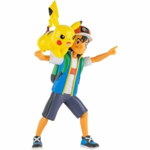 Set 2 Figurine Articulate Pokemon Battle Feature 11 cm Wave 10 - Ash + Pikachu-main-thumb