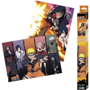 Set 2 Postere Chibi Naruto Shippuden - Groups (52x38)-main-thumb