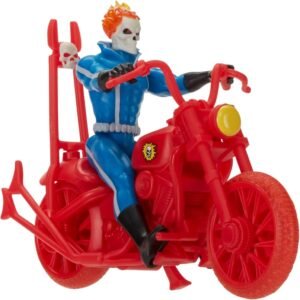 Figurina Articulata Marvel Legends Retro Collection with Vehicle Ghost Rider 10 cm-main-thumb