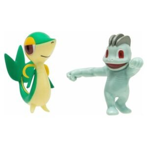 Set 2 Mini Figurine Pokemon - Machop & Snivy-main-thumb