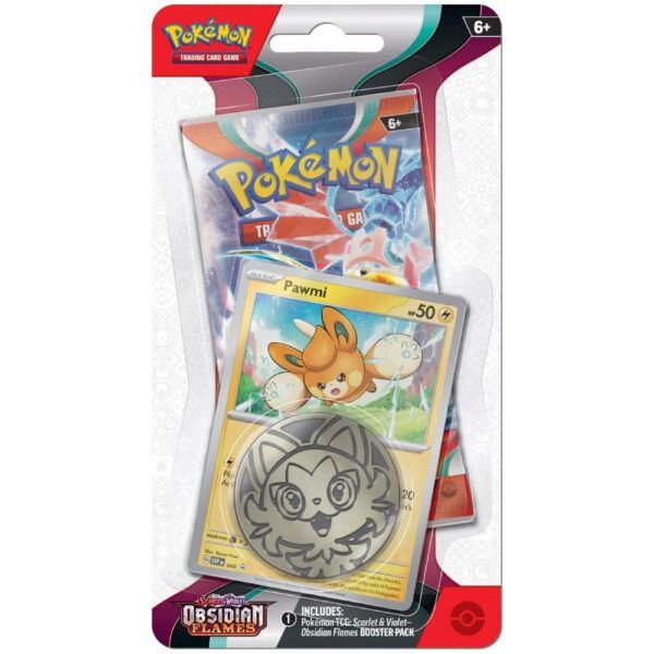 Pokemon Scarlet & Violet Obsidian Flames Pokemon Checklane Booster - Pawmi