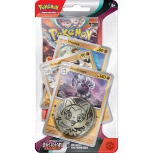 Pokemon Scarlet & Violet Obsidian Flames Pokemon Premium Checklane Booster - Annihilape-main-thumb