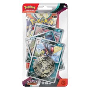 Pokemon Scarlet & Violet Obsidian Flames Pokemon Premium Checklane Booster - Kingambit-main-thumb