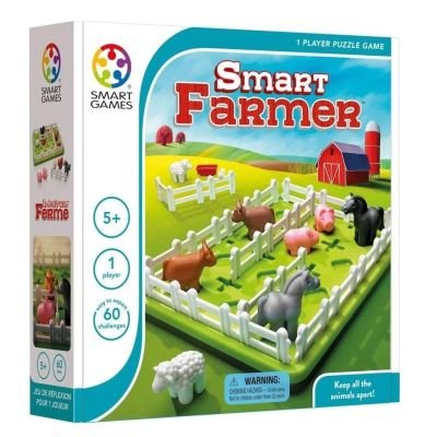 Joc de logica Smart Farmer cu 60 de provocari limba romana