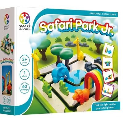 Joc de logica Safari Park Jr cu 60 de provocari limba romana