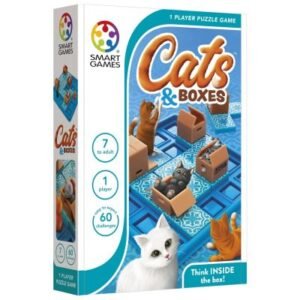 Joc de logica Cats and Boxes cu 60 de provocari limba romana-main-thumb