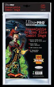 Ultra PRO: Comic Bags - Golden Size (resigilabile)-main-thumb