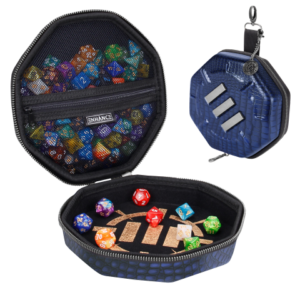 Collector's Edition ENHANCE Tabletop RPGs Dice Tray & Case - Blue Dragon Scales-main-thumb