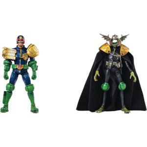 Set 2 Figurine Articulate Judge Dredd Gaze Into Fist of Dredd Px 1/18 Scale-main-thumb