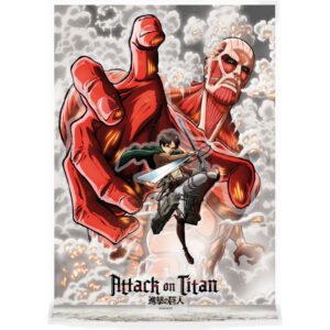 Figurina Acrilica Attack on Titan - Diorama - Eren vs Colossal Titan-main-thumb