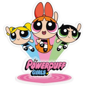 Figurina Acrilica Powerpuff Girls - Blossom, Bubbles and Buttercup-main-thumb