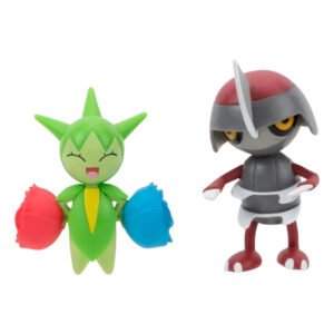 Set 2 Mini Figurine Pokemon - Pawniard & Roselia-main-thumb