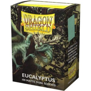 Sleeve-uri Dragon Shield Dual Matte Sleeves - Eucalyptus 'Lehel' (100 Bucati)-main-thumb