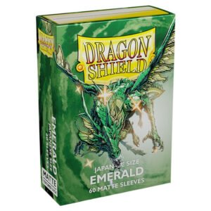 Sleeve-uri Dragon Shield Japanese Size Matte Sleeves - Emerald (60 Bucati)-main-thumb