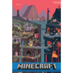 Poster Maxi Minecraft - 91.5x61 - Minecraft World-main-thumb