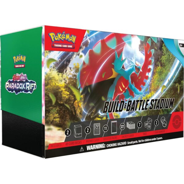 PKM - Scarlet & Violet 4 Paradox Rift Build & Battle Stadium Box