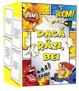 Joc de petreceri Daca Razi-Bei pentru adulti 150 carti multicolor-main-thumb