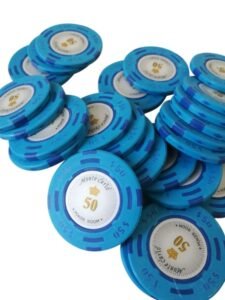 , Jeton Poker Montecarlo 14 grame Clay, inscriptionat 50-main-thumb