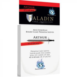 Paladin Card Sleeves: Arthur - Mini European, 4.5 x 6.8 cm-main-thumb