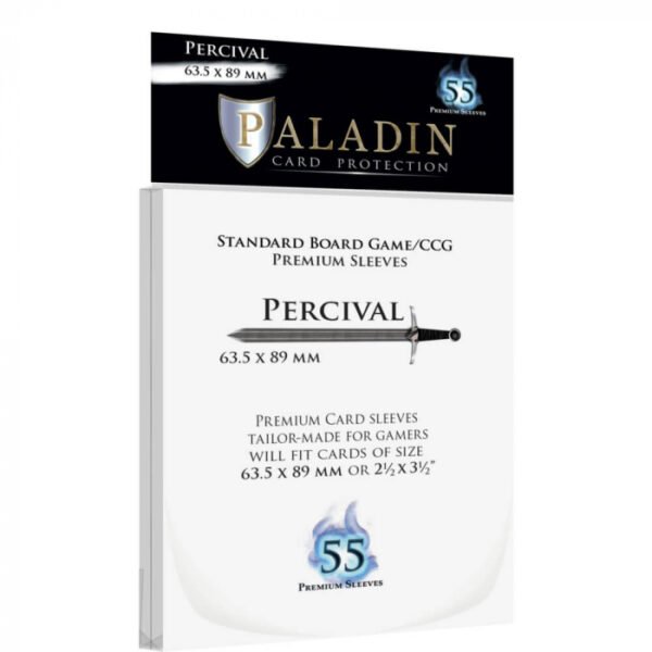 Paladin Card Sleeves: Percival - Standard, 6.3 x 8.9 cm