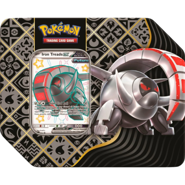 Pokemon TCG: Scarlet & Violet 4.5 Paldean Fates 5 Boster Tin - Iron Treads