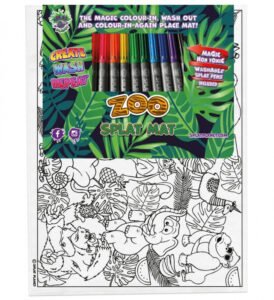 Servet de masa pentru colorat - Zoo-main-thumb